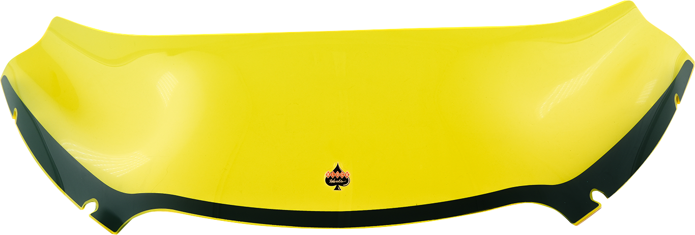 KLOCK WERKS Kolor Flare™ Windshield - 6" - Yellow Ice - FLTR KWW-01-0629