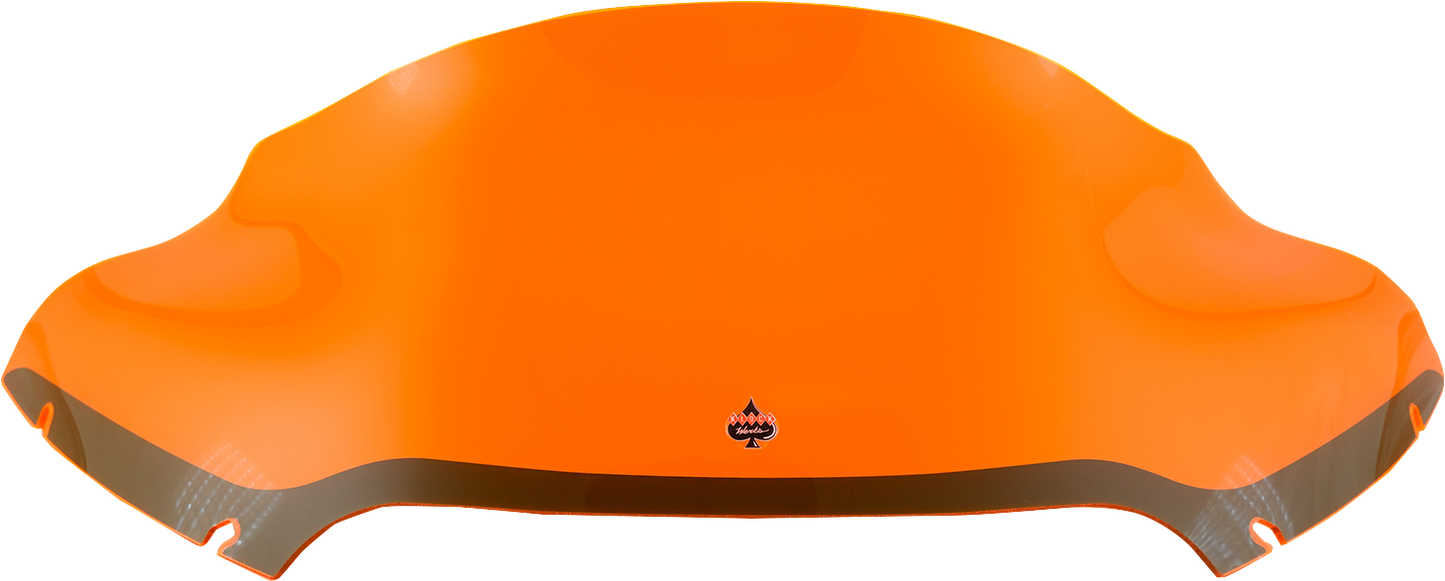 KLOCK WERKS Kolor Flare™ Windshield - 9" - Orange Ice - FLTR KWW-01-0633