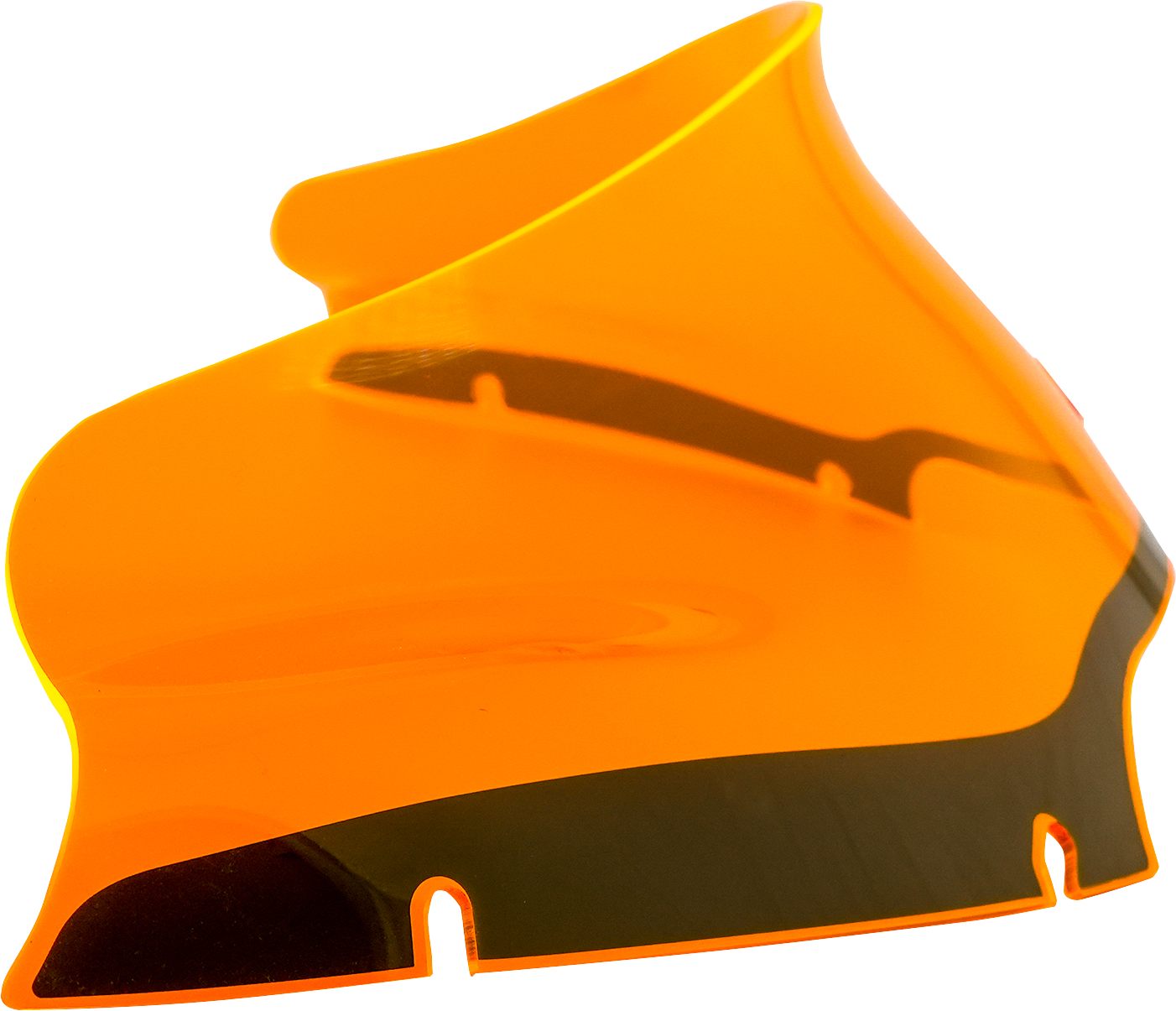 KLOCK WERKS Kolor Flare™ Windshield - 6" - Orange Ice - FLTR KWW-01-0628