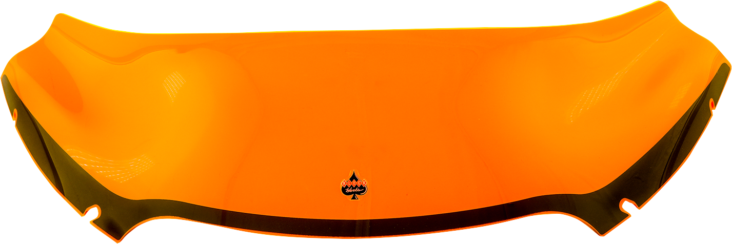 KLOCK WERKS Kolor Flare™ Windshield - 6" - Orange Ice - FLTR KWW-01-0628