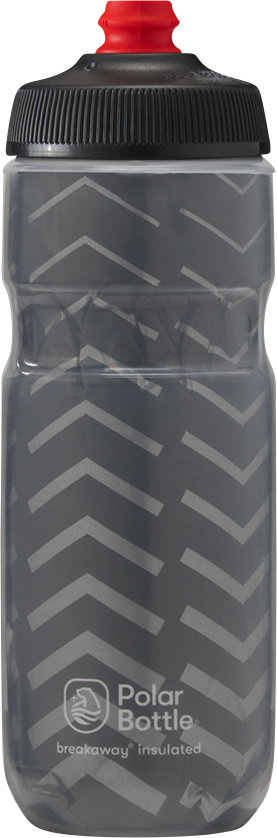 POLAR BOTTLE Breakaway® Insulated Bottle - Bolt - Charcoal/Silver - 20 oz. INB20OZ13