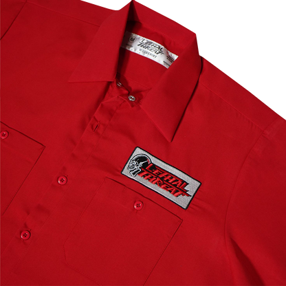 LETHAL THREAT Not for the Slow Skull Shop Shirt - Red - 2XL DG60162XXL