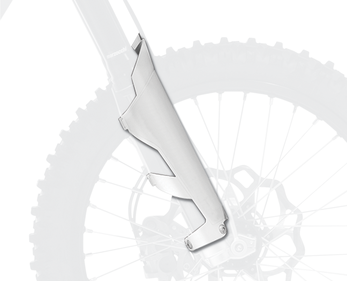 POLISPORT Fork Guard Cover - White 8398500006