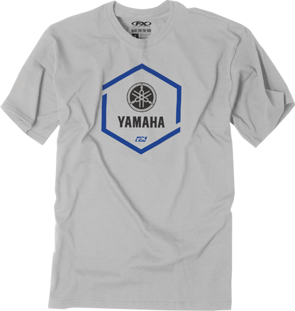 FACTORY EFFEX Yamaha Hexagon T-Shirt - Gray - Medium 26-87202