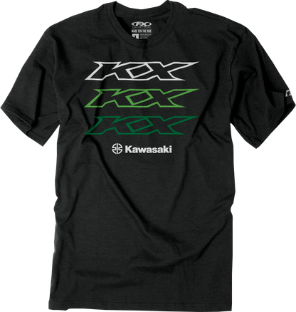 FACTORY EFFEX Kawasaki Repeater T-Shirt - Heather Charcoal - Medium 26-87102