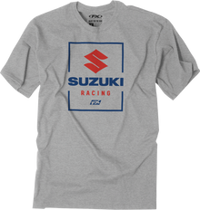 FACTORY EFFEX Suzuki Victory T-Shirt - Heather Gray - Medium 26-87402