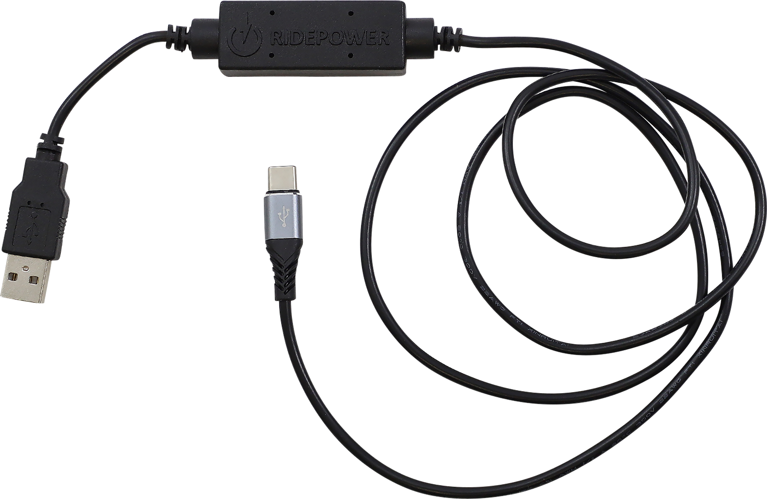 RIDEPOWER USB to USB-C Cable - Charger - Single-End - 4' 1248USBUSBC4FT