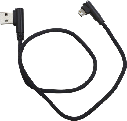 RIDEPOWER 90° USB to 90° Lightning Cable - Charger - Single-End - 18" RP90DEGUSBLHT18