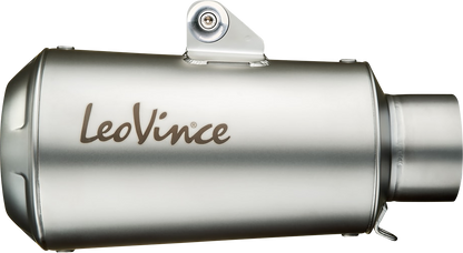 LEOVINCE LV-10 Slip-On Muffler - Stainless Steel 15245