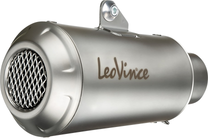 LEOVINCE LV-10 Slip-On Muffler - Stainless Steel 15226