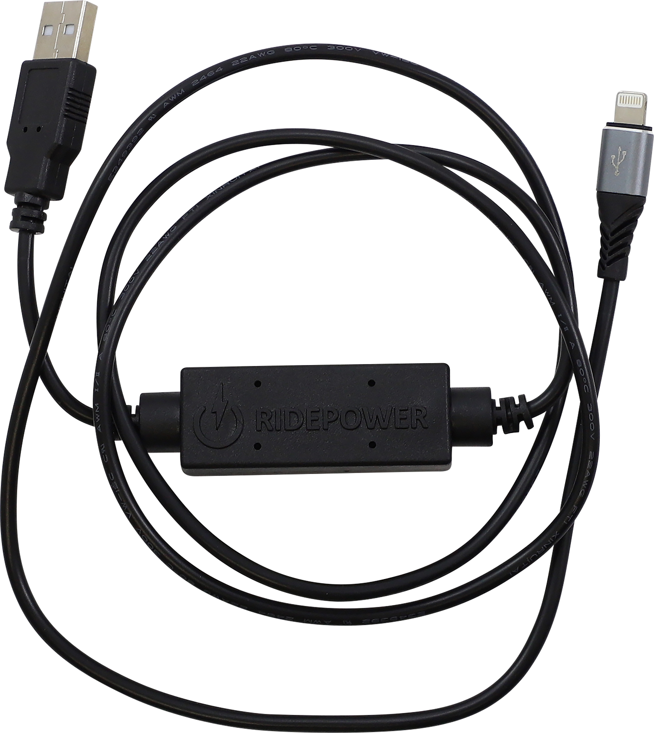 RIDEPOWER USB to Lightning Cable - Charger - Single-End - 4' RP1248USBLHT4FT