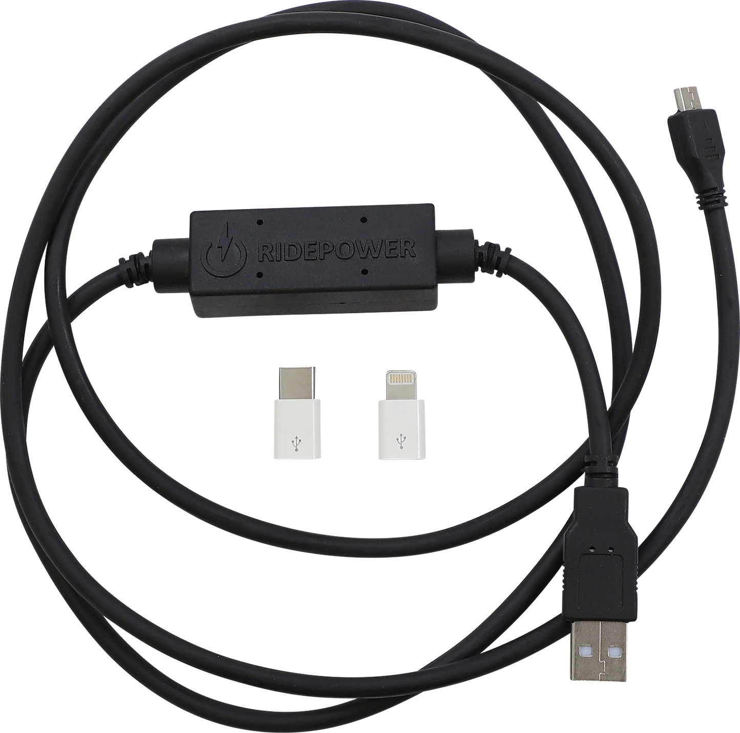 RIDEPOWER Phone Charging Cable - USB to Micro USB - 4' 1248USBMUSB4FT