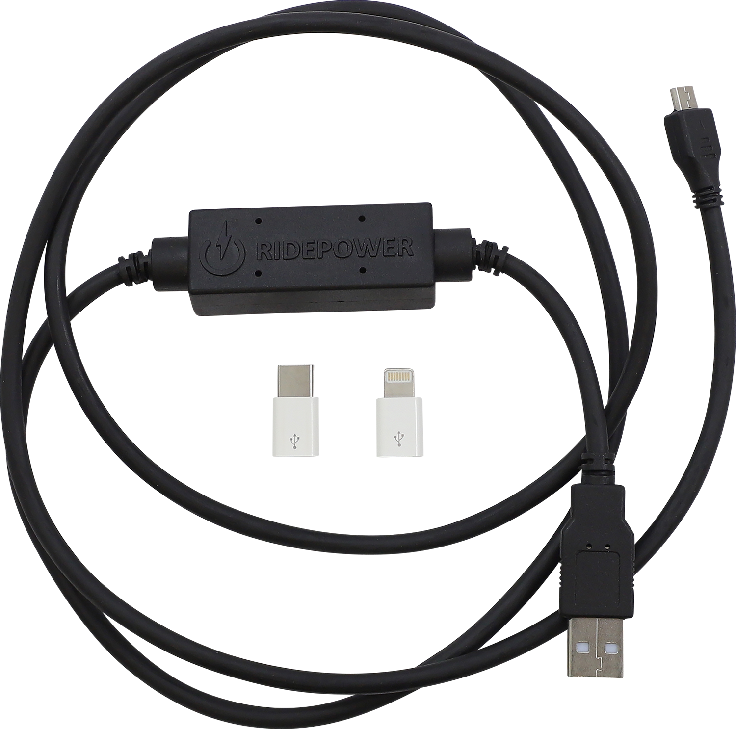 RIDEPOWER Phone Charging Cable - USB to Micro USB - 4' 1248USBMUSB4FT