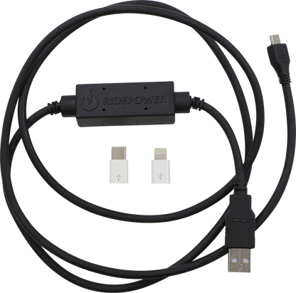 RIDEPOWER Phone Charging Cable - USB to Micro USB - 4' 1248USBMUSB4FT