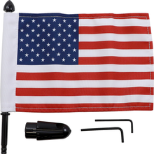 PRO PAD Flag Mount - Pinnacle Luggage Rack - 9" Pole - 6" X 9" Flag BRFM-RDHB51IN