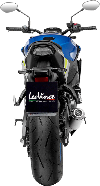 LEOVINCE LV-10 Slip-On Muffler - Stainless Steel 15245