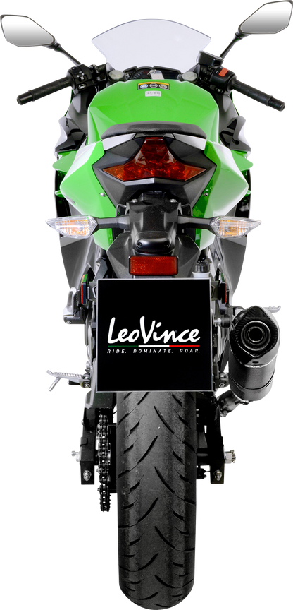 LEOVINCE LV One EVO Slip-On Muffler - Carbon Fiber 14260EU