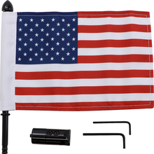 PRO PAD Luggage Rack Flag Mount - 5/8" Round - With 10" X 15" Flag BRFM-RDHB58