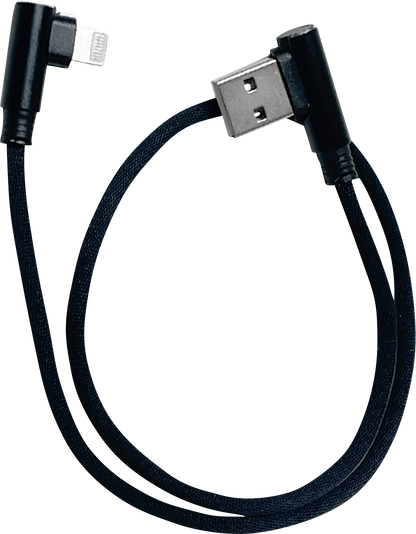 RIDEPOWER 90° USB to 90° Lightning Cable - Charger - Single-End - 18" RP90DEGUSBLHT18