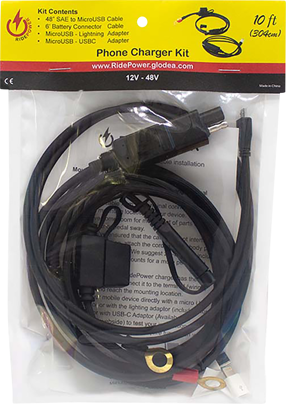 RIDEPOWER Phone Charging Cable - Kit - 10' RPABT6IA