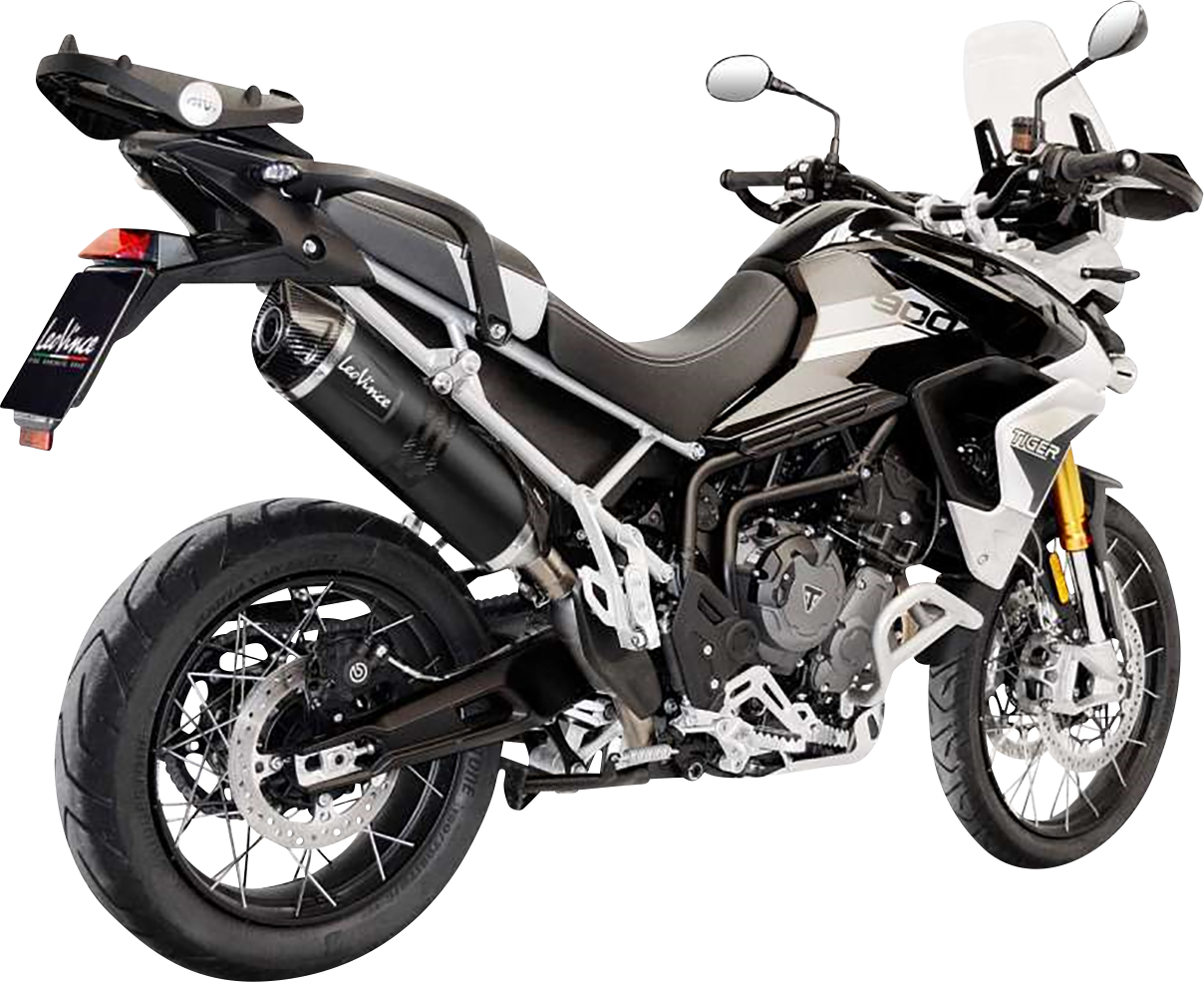 LEOVINCE LV One Evo Slip-On Muffler - Black Edition 14352EBU