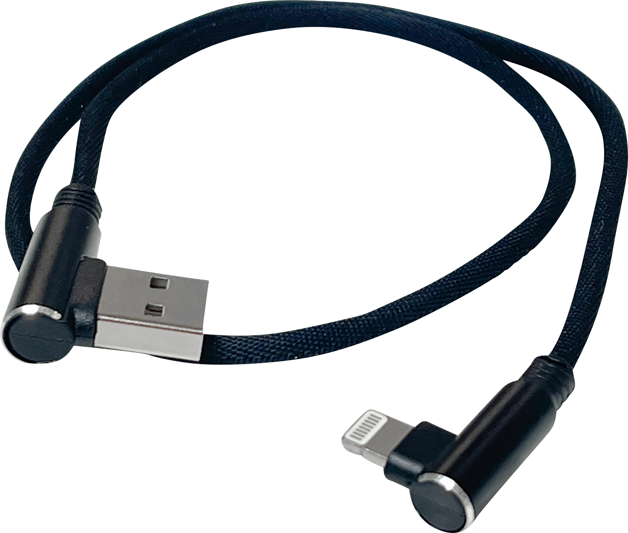 RIDEPOWER 90° USB to 90° Lightning Cable - Charger - Single-End - 18" RP90DEGUSBLHT18