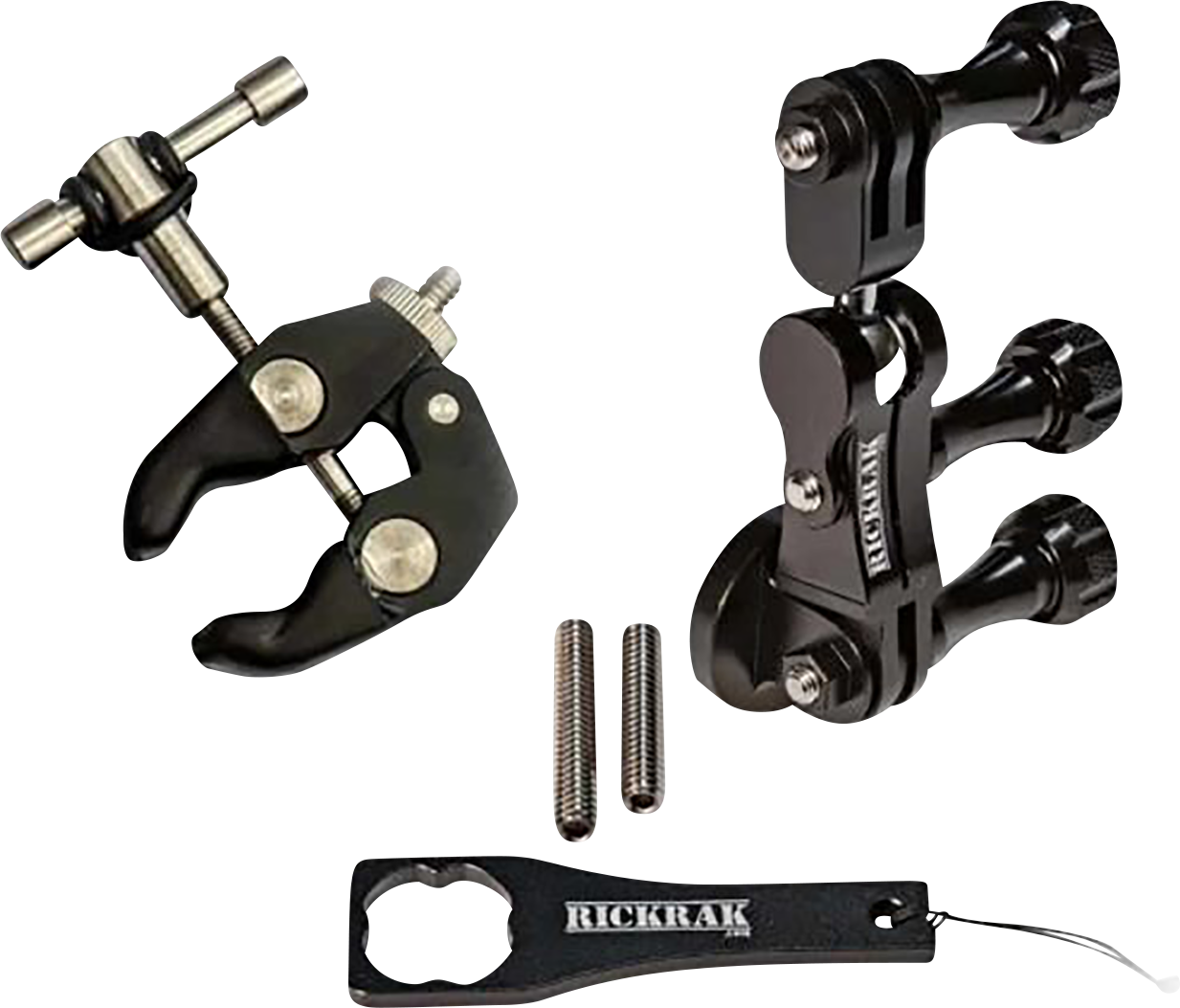 RICKRAK GoPro Mount - 360 - Universal Clamp GPMCM-1-2-W