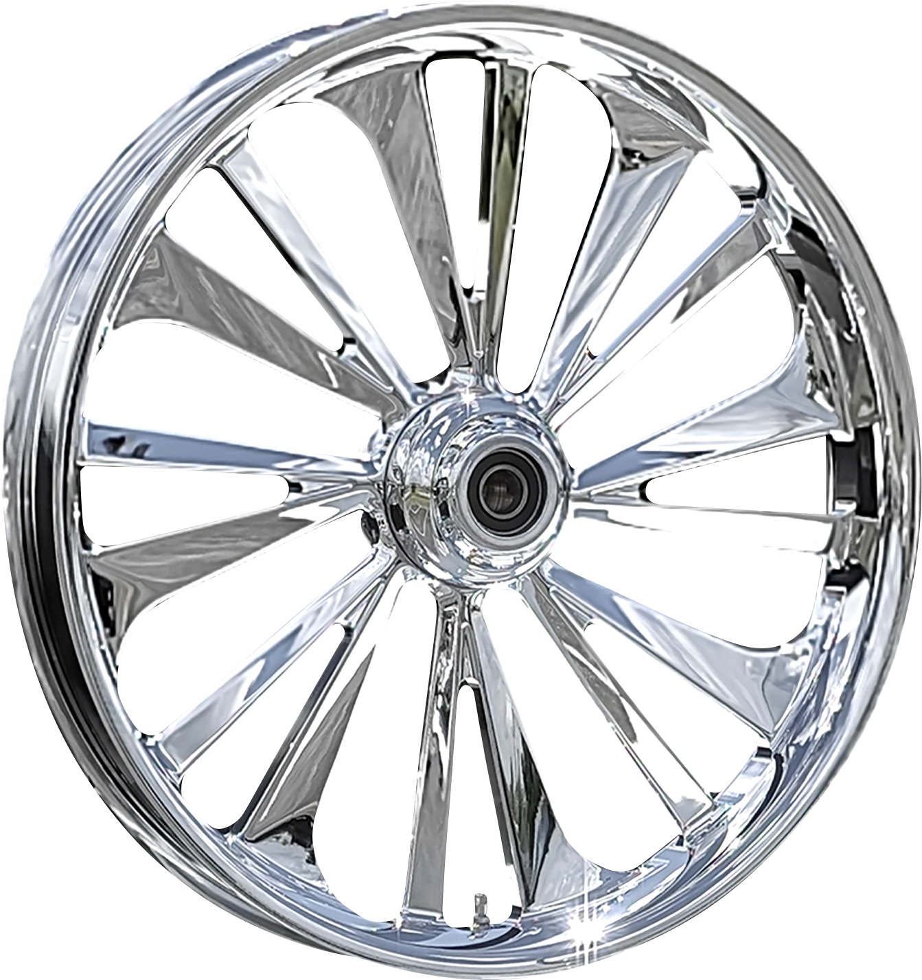 RC COMPONENTS Wheel - Dillinger - Front - Single Disc/without ABS - Chrome - 21x3.5 - FLH 213HD032NON138C