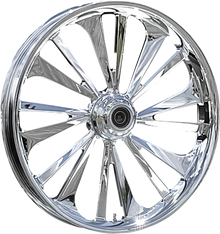 RC COMPONENTS Wheel - Dillinger - Front - Single Disc/without ABS - Chrome - 21x3.5 - FLH 213HD032NON138C