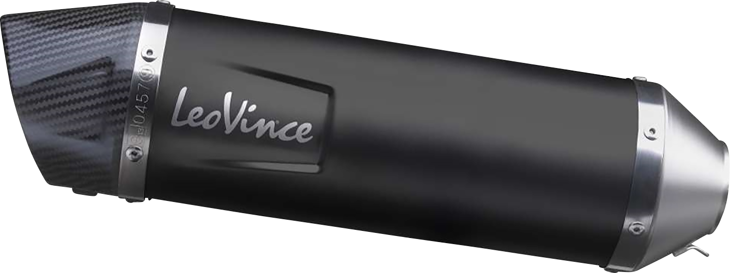 LEOVINCE LV One Evo Slip-On Muffler - Black Edition 14352EBU