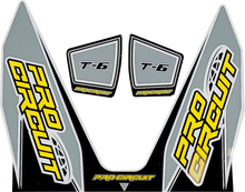 PRO CIRCUIT T-6 Decal - Gray DC22T6-GRAY