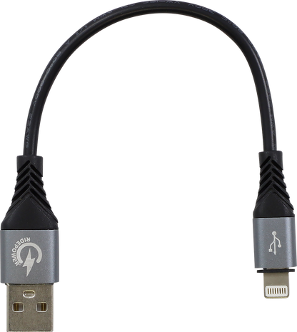 RIDEPOWER USB to Lightning Cable - Charger - Single-End - 7-1/2" RPUSBLHT75