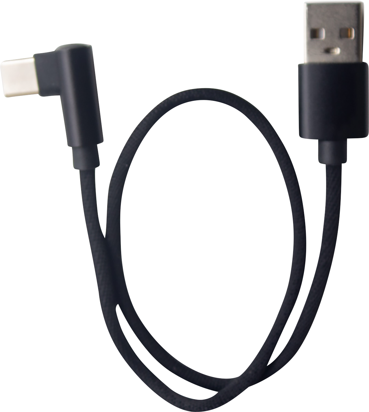 RIDEPOWER USB to 90° USB-C Cable - Charger - Single-End - 12" 90DEGUSBUSBC12