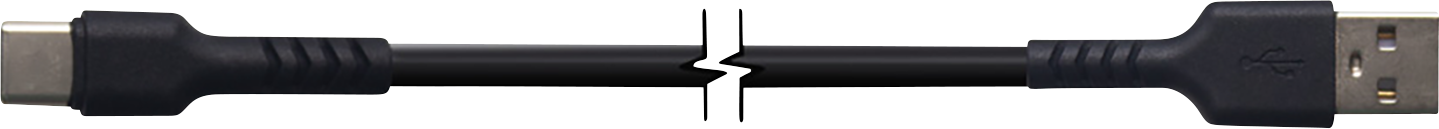 RIDEPOWER USB to USB-C Cable - Charger - Single-End - 12" RPUSBUSBC12