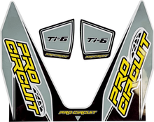 PRO CIRCUIT Ti-6 Decal - Gray DC22TI6-GRAY