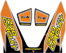 PRO CIRCUIT Ti-6 Decal - Orange DC22TI6-ORANGE