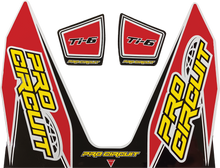 PRO CIRCUIT Ti-6 Decal - Red DC22TI6-RED