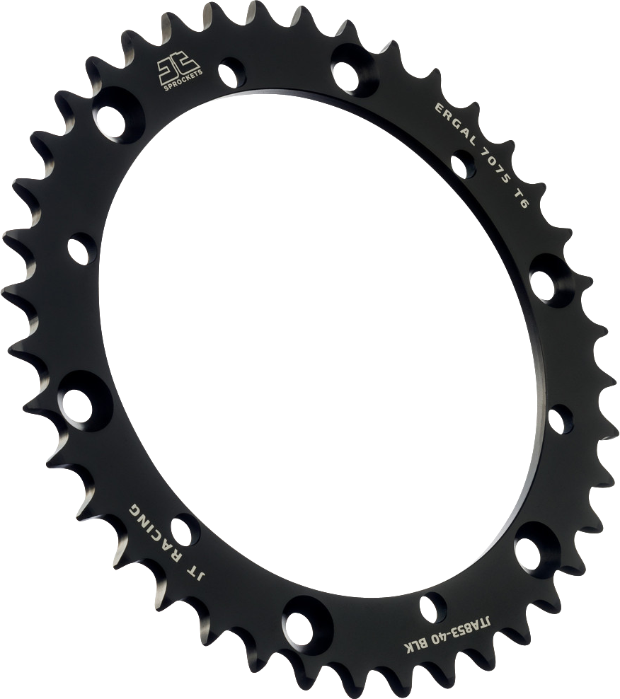 JT SPROCKETS Rear Sprocket - Black - 40 Tooth - Yamaha JTA853.40BLK