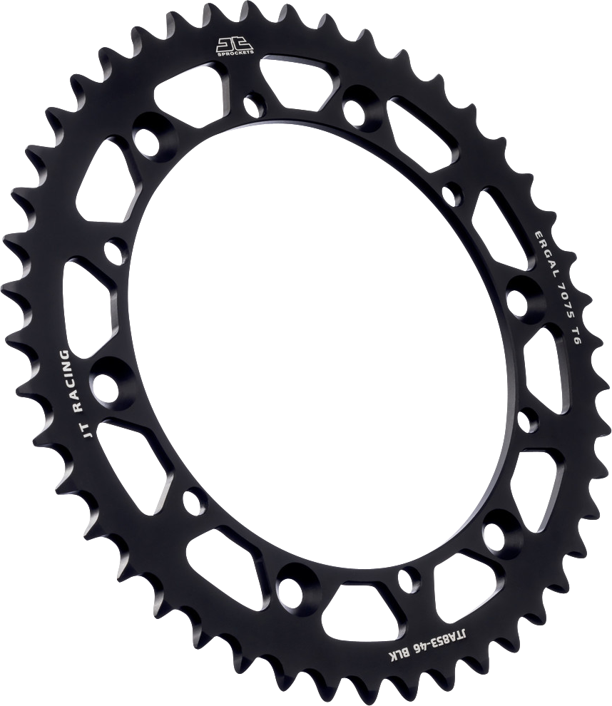 JT SPROCKETS Rear Sprocket - Black - 46 Tooth - Yamaha JTA853.46BLK