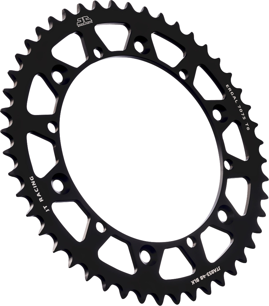 JT SPROCKETS Rear Sprocket - Black - 48 Tooth - Yamaha JTA853.48BLK