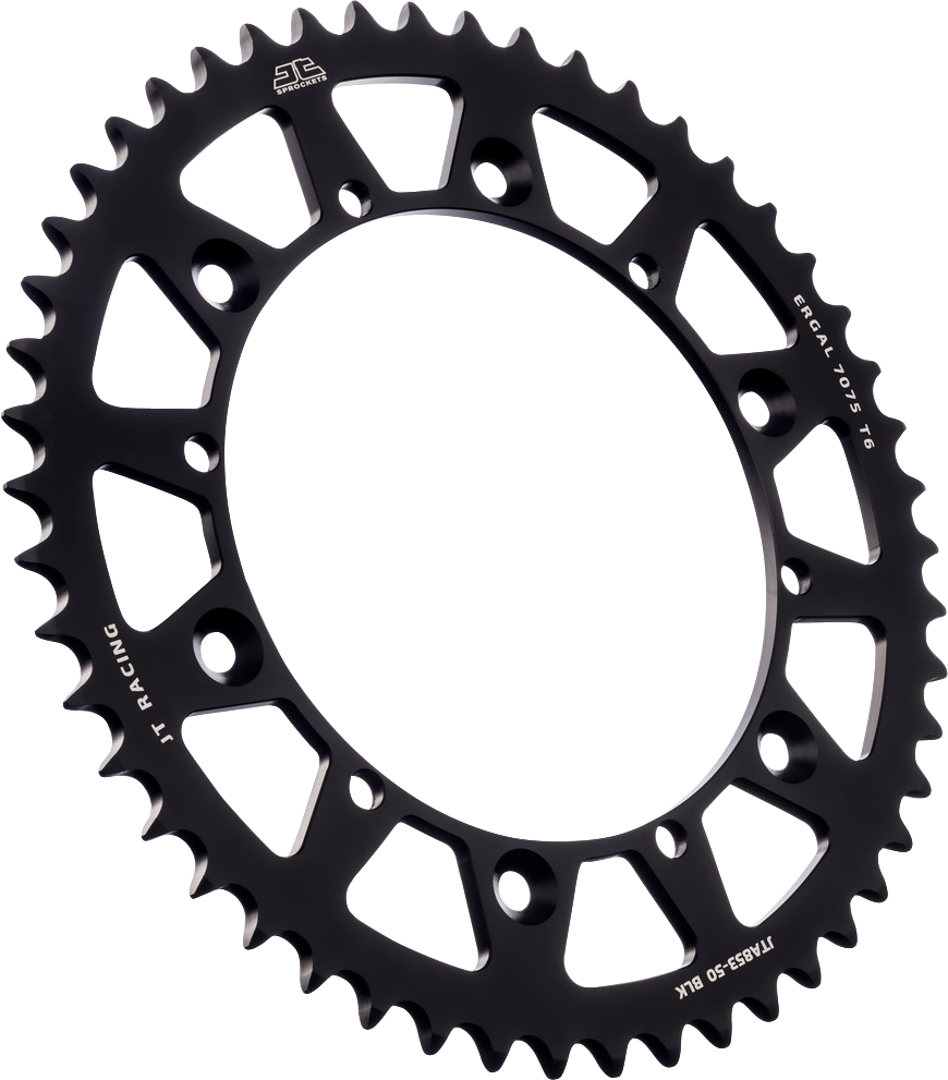 JT SPROCKETS Rear Sprocket - Black - 50 Tooth - Yamaha JTA853.50BLK