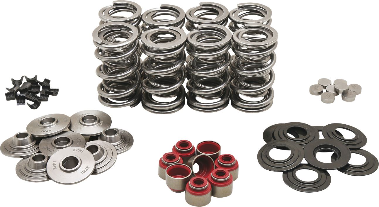 KIBBLEWHITE Valve Spring Kit - Rocker Shim Conversion - Dual Springs - Titanium Retainers - M8 20-23400