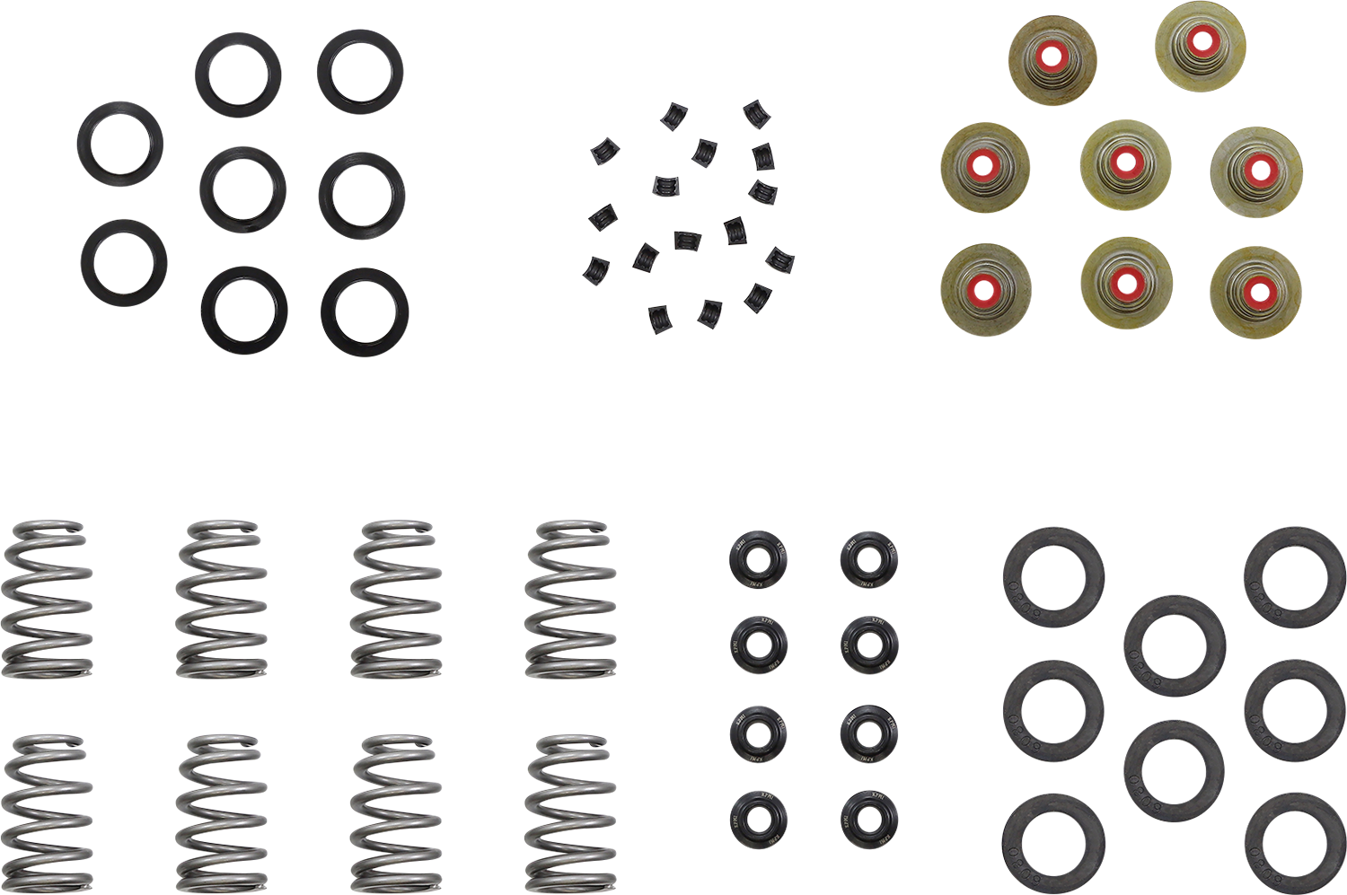 KIBBLEWHITE Valve Spring Kit - Rocker Shim Conversion - Beehive Springs - H.T. Steel Retainers - M8 20-23950