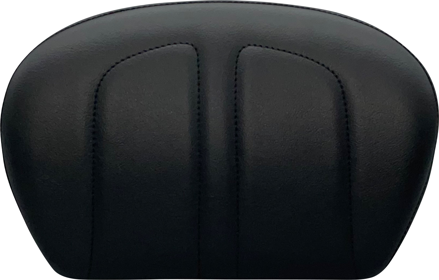 LE PERA Sissy Bar Pad - Large - Maverick Stitch - Dull Black L-SBP01MAV-DULL