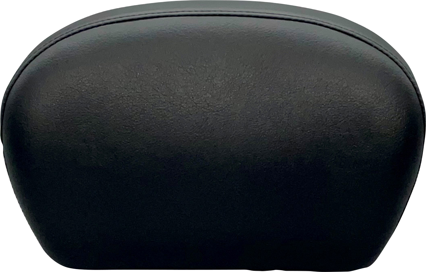 LE PERA Sissy Bar Pad - Large - Smooth - Dull Black L-SBP01S-DULL