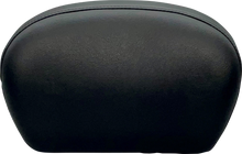 LE PERA Sissy Bar Pad - Large - Smooth - Dull Black L-SBP01S-DULL
