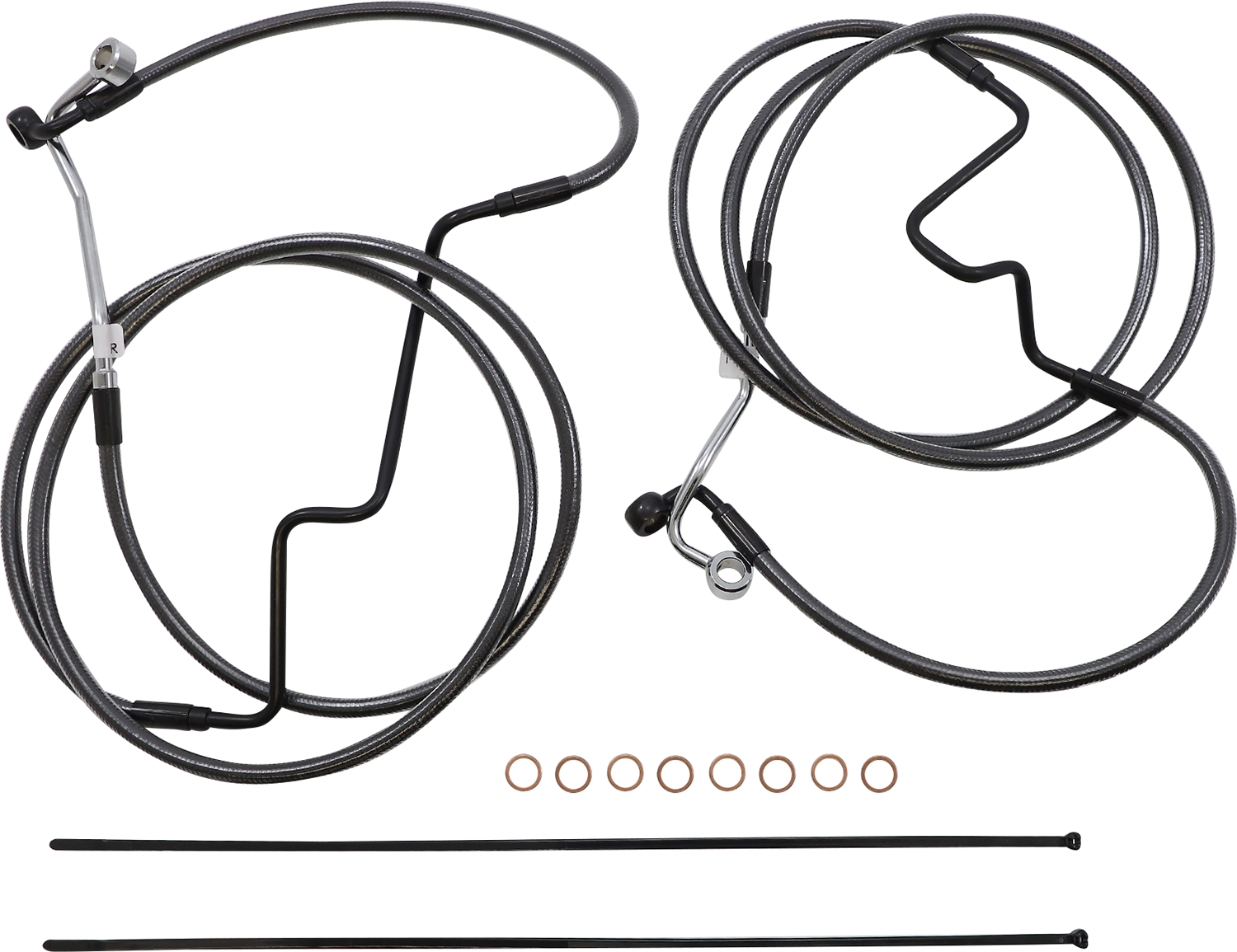 MAGNUM SHIELDING Black Pearl™ Designer Handlebar Installation Kit - 18"-20" - '21-'22 FLHR 487993