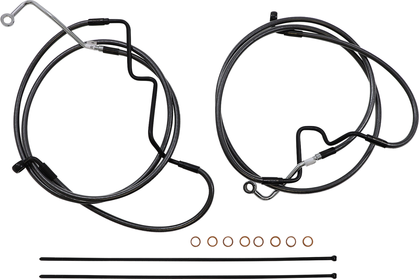 MAGNUM SHIELDING Black Pearl™ Designer Handlebar Installation Kit - 15"-17" - '21-'22 FLHR 487992