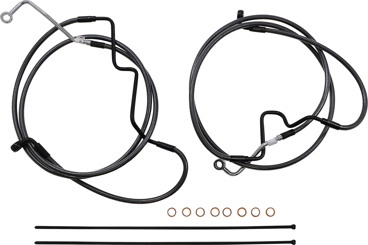 MAGNUM SHIELDING Black Pearl™ Designer Handlebar Installation Kit - 15"-17" - '21-'22 FLHR 487992