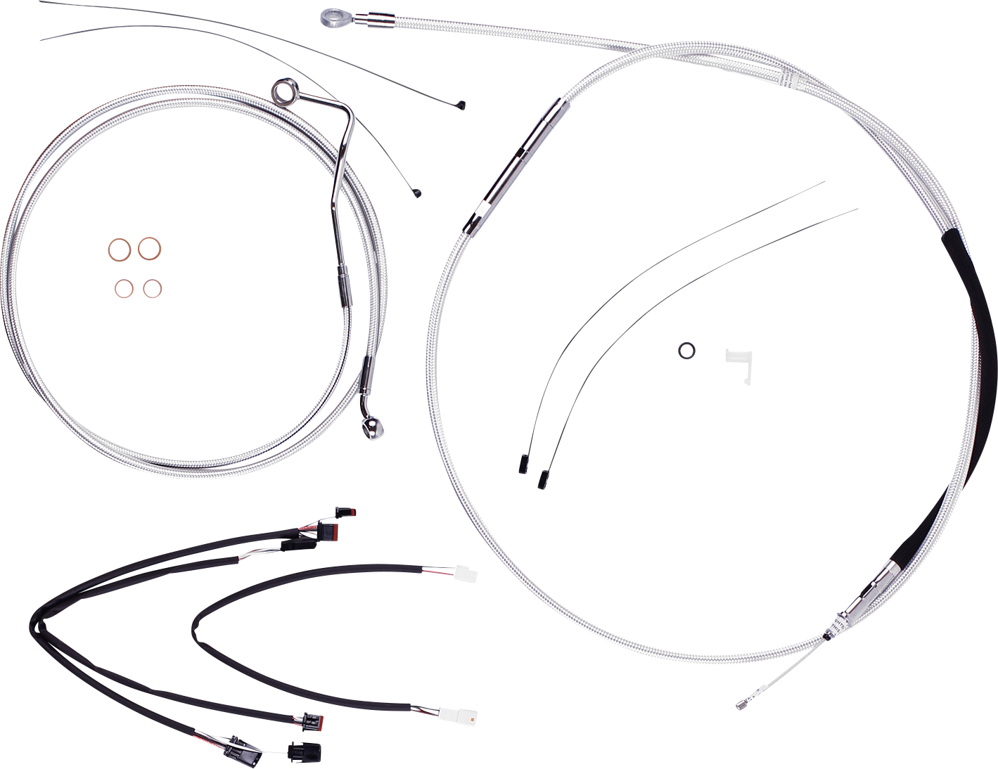 MAGNUM SHIELDING Sterling Chromite II® Designer Handlebar Installation Kit - 15"-17" - '21-'23 FLTR 387982